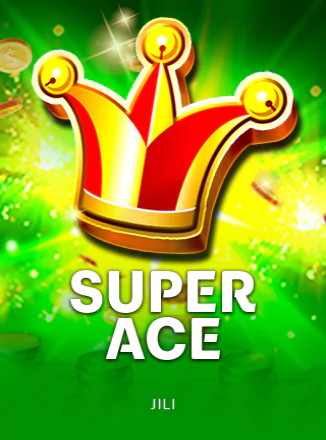 ภาพไพ่เอซสีทองในเกม Super ace สล็อตระบบไพ่คอมโบ